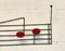 Perchero con forma de partitura musical de hierro, años 70, Imagen 12