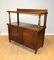 Victorian 2-Tier Whatnot Cupboard on Castors in Brown Wood 5