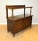 Victorian 2-Tier Whatnot Cupboard on Castors in Brown Wood, Image 2