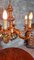 19th Century French Napoleon III Style Hand-Carved and Gilt Painted 6-Light Wooden Chandelier, Image 8