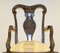 20th Century Open Armchair in Carved Hardwood, Image 4