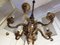 Louis XVI Regency Period Bronze Mazarin Chandelier in the style of Charles Boulle 2