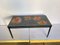 Coffee Table in Gray Ceramic and Black Steel from Vallauris, 1960 1