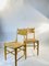 Dining Chairs in Oak and Rush Weave, Set of 4 11