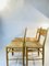 Dining Chairs in Oak and Rush Weave, Set of 4 2