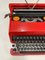 Máquina de escribir Olivetti Valentine de Ettore Sottsass para Olivetti Synthesis, 1969, Imagen 5