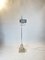 Lámpara de pie de travertino y cromo de Targetti Sankey, años 60, Imagen 6