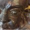Geflügeltes Putto Gesicht einer Engelsskulptur aus geschnitztem Holz, 1700 2