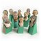 Terracotta Nativity Scene Heads, 1700s, Set of 10, Image 1