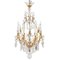 French Chandelier in Gilded Bronze and Crystal, 1890s 1