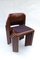 Sedie in plastica marrone di Eerio Aarnio per UPO Furniture, Finlandia, anni '70, set di 4, Immagine 5