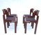 Brown Plastic Chairs by Eerio Aarnio for UPO Furniture, Finland, 1970s, Set of 4, Image 1