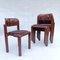 Braune Plastikstühle von Eerio Aarnio für UPO Furniture, Finnland, 1970er, 4er Set 9