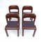 Chaises en Plastique Marron par Eerio Aarnio pour UPO Furniture, Finlande, 1970s, Set de 4 4