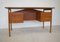 Bureau Mid-Century en Teck par Gunnar Nielsen pour Tibergaard, Danemark, 1960s 10