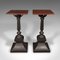 English Victorian Portico Tables or Planter Stands in Iron, 1950s, Set of 2, Image 2