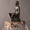 Gaetano Martinez, Art Deco Nude of Woman, 1925, Bronze & Marble 6