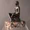 Gaetano Martinez, Art Deco Nude of Woman, 1925, Bronze & Marble, Image 6