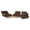 Leather Corner Sofa in Brown Leather, Image 3