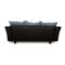 333 Three-Seater Sofa in Black Leather by Rolf Benz 7