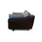 333 Three-Seater Sofa in Black Leather by Rolf Benz 8