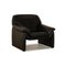 Atlanta Armchair in Black Leather from Laauser, Image 1