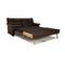 Sofá de dos plazas modelo 2253 de cuero marrón oscuro de Himolla, Imagen 3
