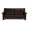 Modell 2253 2-Sitzer Sofa aus Dunkelbraunem Leder von Himolla 1