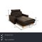 Conseta Lounger in Dark Brown Leather from Cor 2