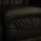 Victoria 3-Sitzer Sofa aus schwarzem Leder von Nieri 3