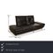 Black Leather 3-Seater Sofa from Koinor 2