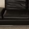 Black Leather 3-Seater Sofa from Koinor 4