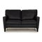 Divano a due posti Henry in pelle blu scuro di Walter Knoll / Wilhelm Knoll, Immagine 1