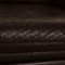 Sofá de dos plazas modelo 2253 de cuero marrón oscuro de Himolla, Imagen 4