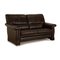 Model 2253 2-Seater Sofa in Dark Brown Leather from Himolla 7