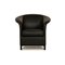 Aura Armchair in Black Leather from Wittmann 8