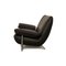 Model 4100 2-Seater Sofa in Dark Gray Leather from Rolf Benz 8
