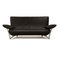 Model 4100 2-Seater Sofa in Dark Gray Leather from Rolf Benz 1