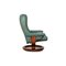 Fauteuil Pivotant en Cuir Vert de Stressless 8