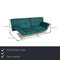 Smala 3-Seater Sofa in Turquoise Fabric from Ligne Roset 2