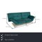 Smala 3-Seater Sofa in Turquoise Fabric from Ligne Roset, Image 2