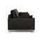 Vida 3-Sitzer Sofa aus schwarzem Leder von Rolf Benz 8