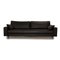 Vida 3-Seater Sofa in Black Leather from Rolf Benz 1