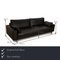 Vida 3-Seater Sofa in Black Leather from Rolf Benz 2