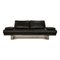 Model 6600 3-Seater Sofa in Blue Black Leather from Rolf Benz 1