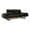 Model 6600 3-Seater Sofa in Blue Black Leather from Rolf Benz 6