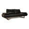 Model 6600 3-Seater Sofa in Blue Black Leather from Rolf Benz, Image 6