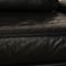 Model 6600 3-Seater Sofa in Blue Black Leather from Rolf Benz 3