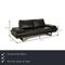 Model 6600 3-Seater Sofa in Blue Black Leather from Rolf Benz 2