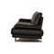 Model 6600 3-Seater Sofa in Blue Black Leather from Rolf Benz 9